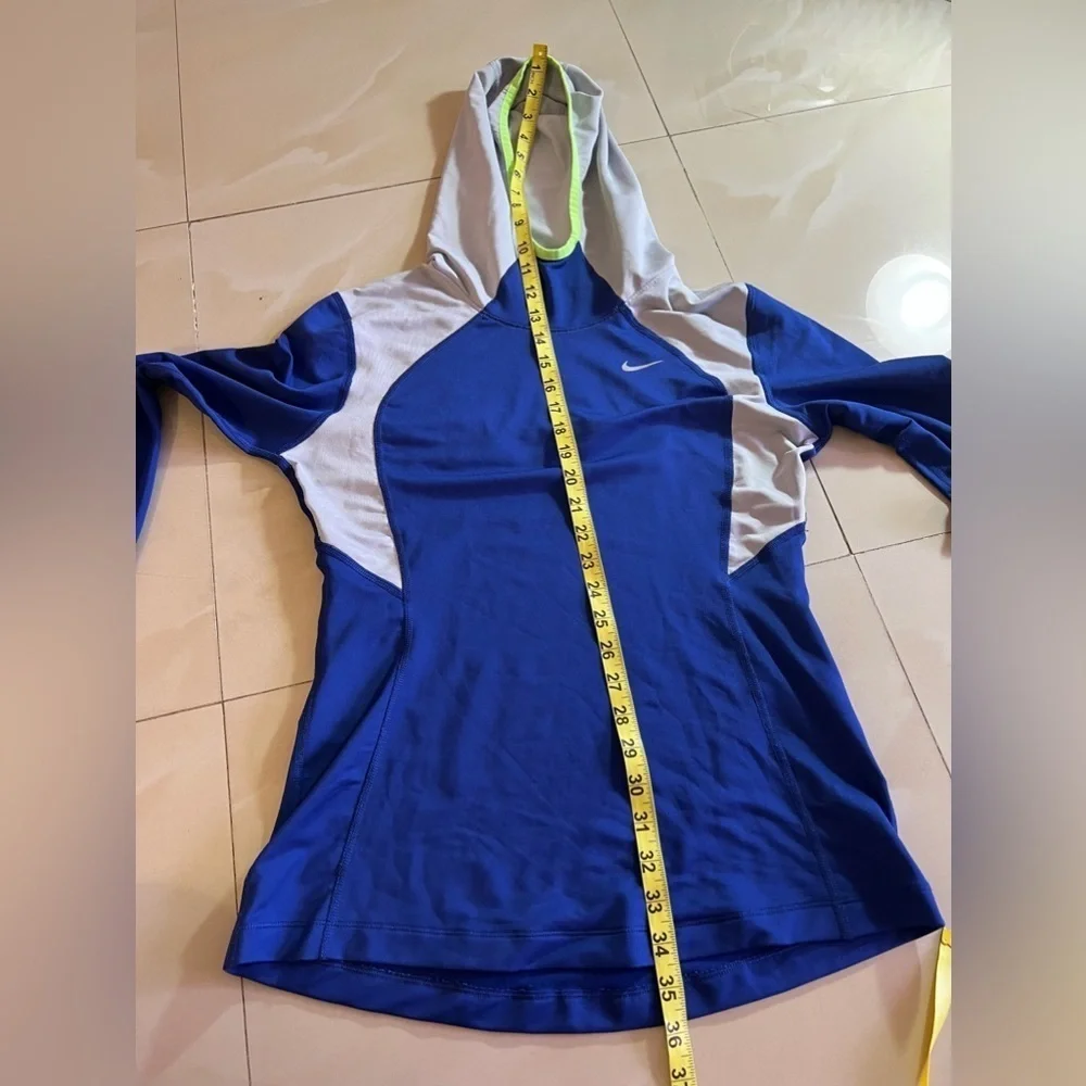 Nike Jacket Unisex Medium Blue Therma Flex Dri Fit Tracksuit Track Top Running